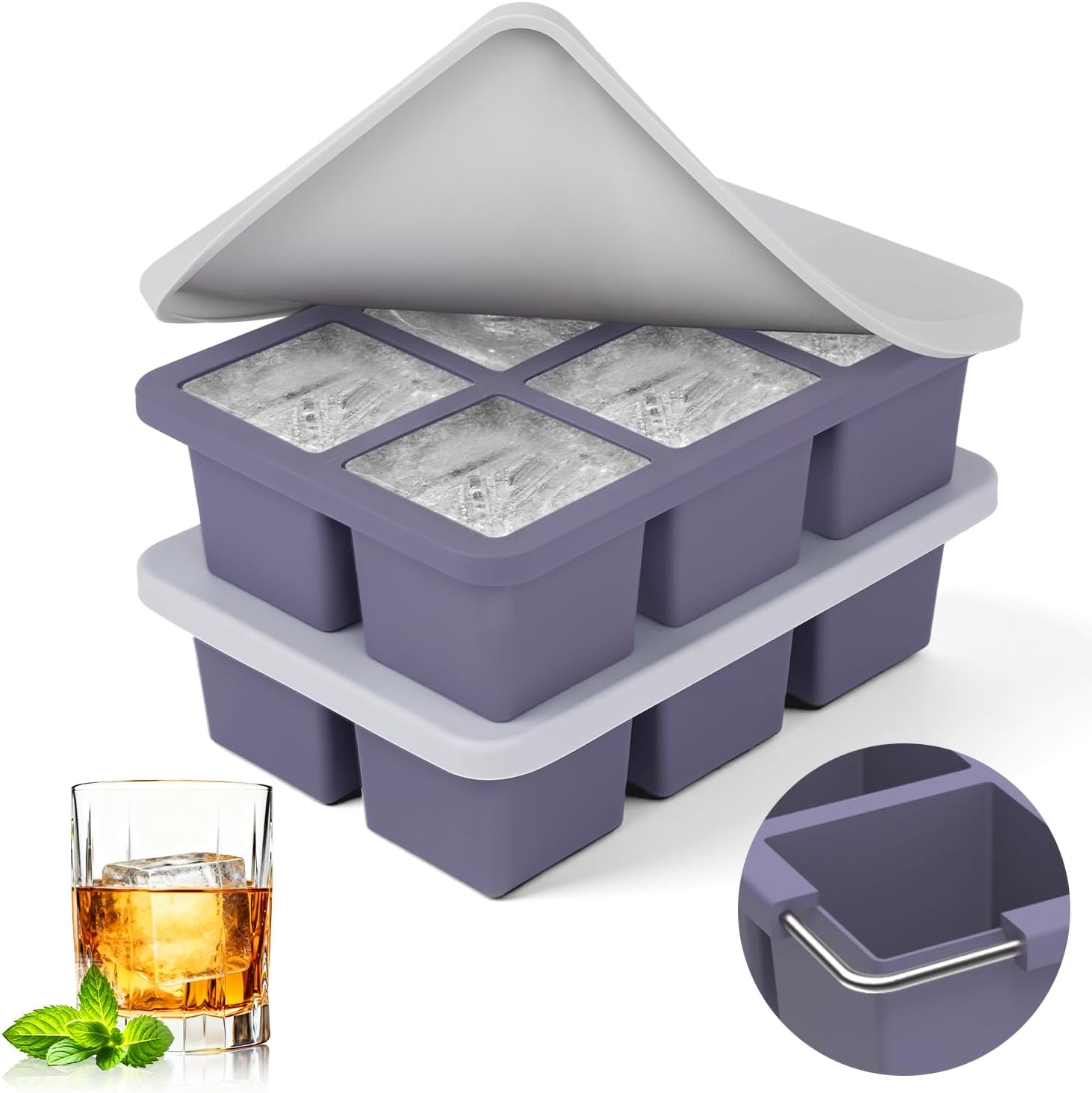 Silicone Ice Cube Tray: 2pack  - огляд і ціна Silicone Mold Tray