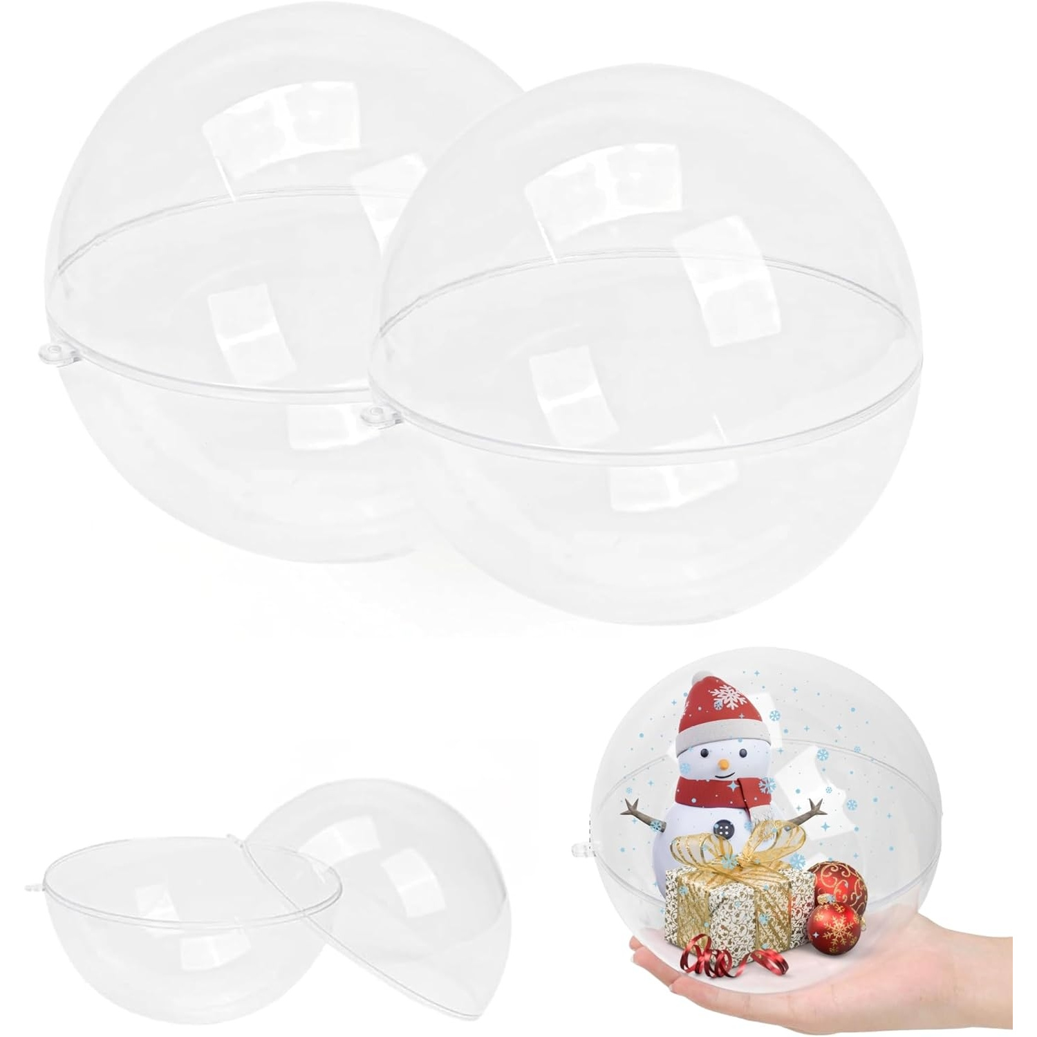 Fillable Clear Ornament Ball,  - огляд і ціна Dome Mold Clear
