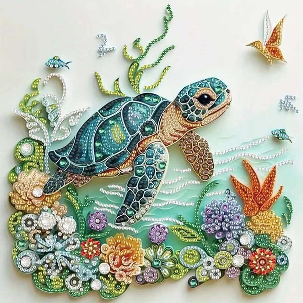 Sea Turtle Animal Diamond Pain - огляд і ціна Resin Craft Kit