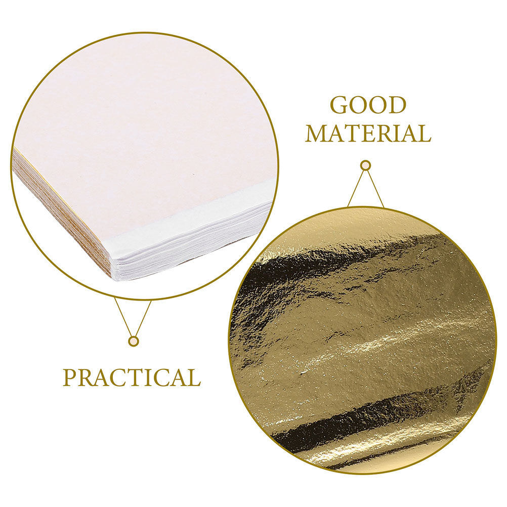 200Pcs Gold Leaf Paper for Cra - огляд і ціна Gold Foil Flakes