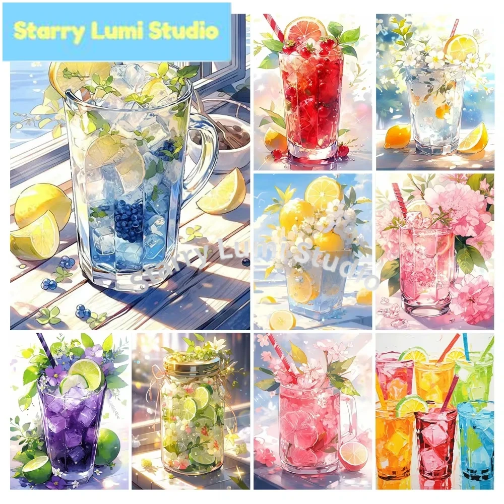 Fruit Cup 5D DIY Diamond Paint - огляд і ціна Resin Craft Kit