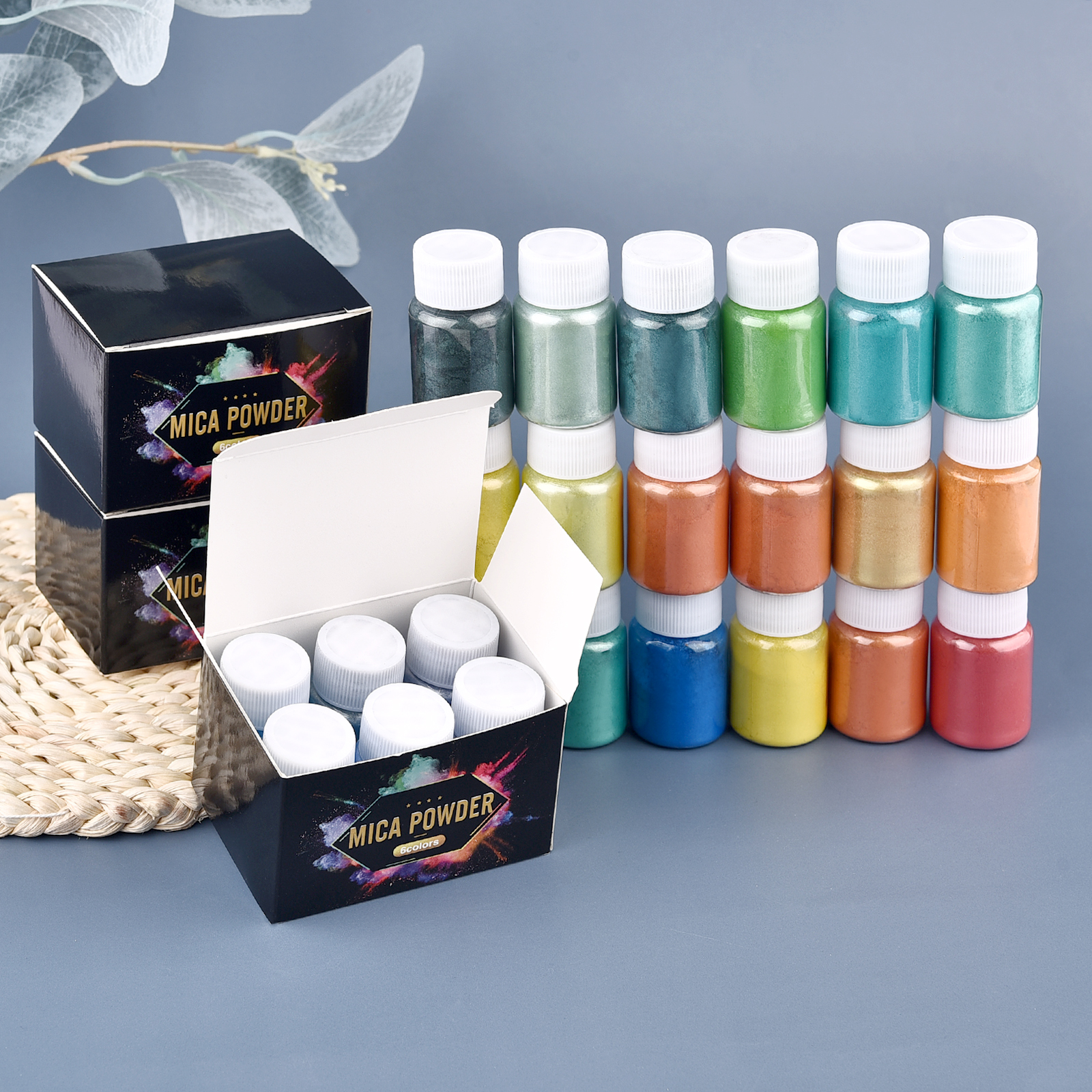 6 Colors/Set Pearl Powder Pigm - огляд і ціна Resin Glitter Pack