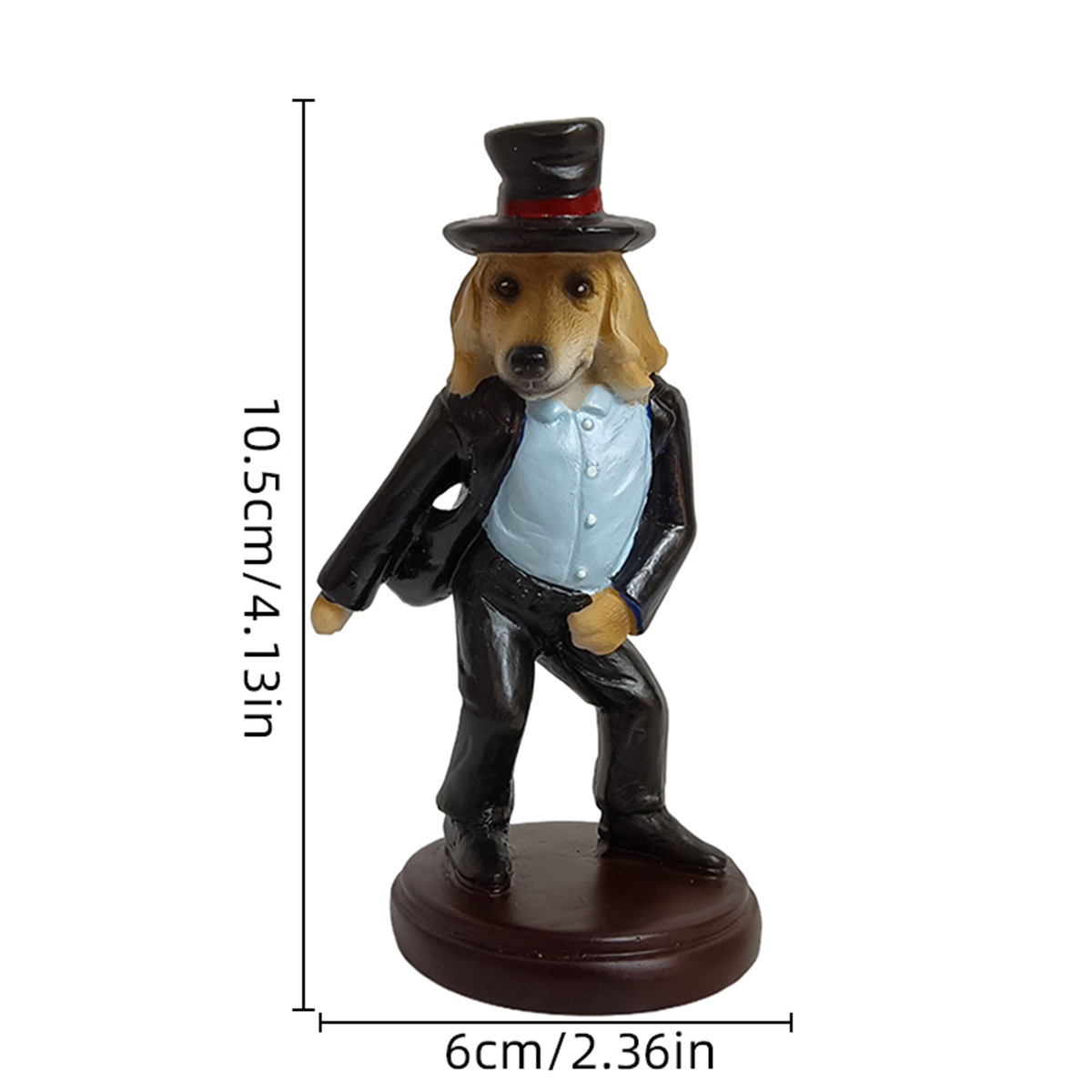 MJ Formal Suit Hat Dancing Dog - огляд і ціна Crafting Resin