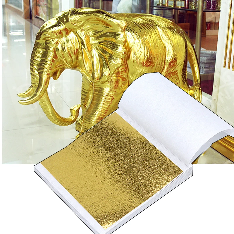 Aomily 9x9cm 100 Sheets Practi - огляд і ціна Gold Foil Flakes