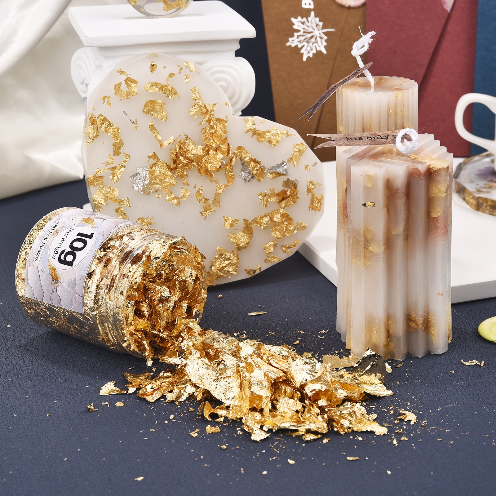 Imitation Gold Sliver Copper F - огляд і ціна Gold Foil Flakes