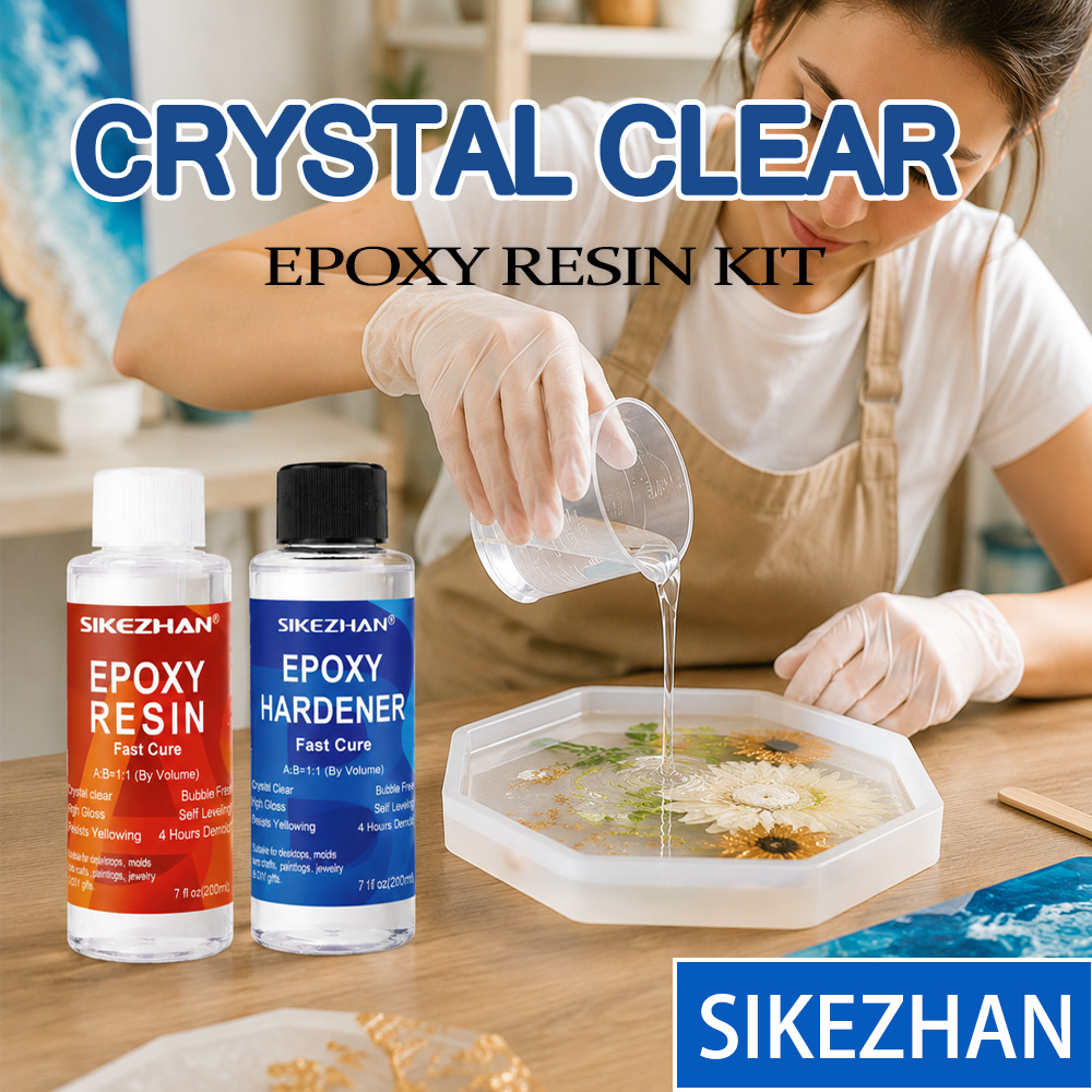 200ml Epoxy Resin Kit Clear Cr - огляд і ціна Resin Jewelry Kit