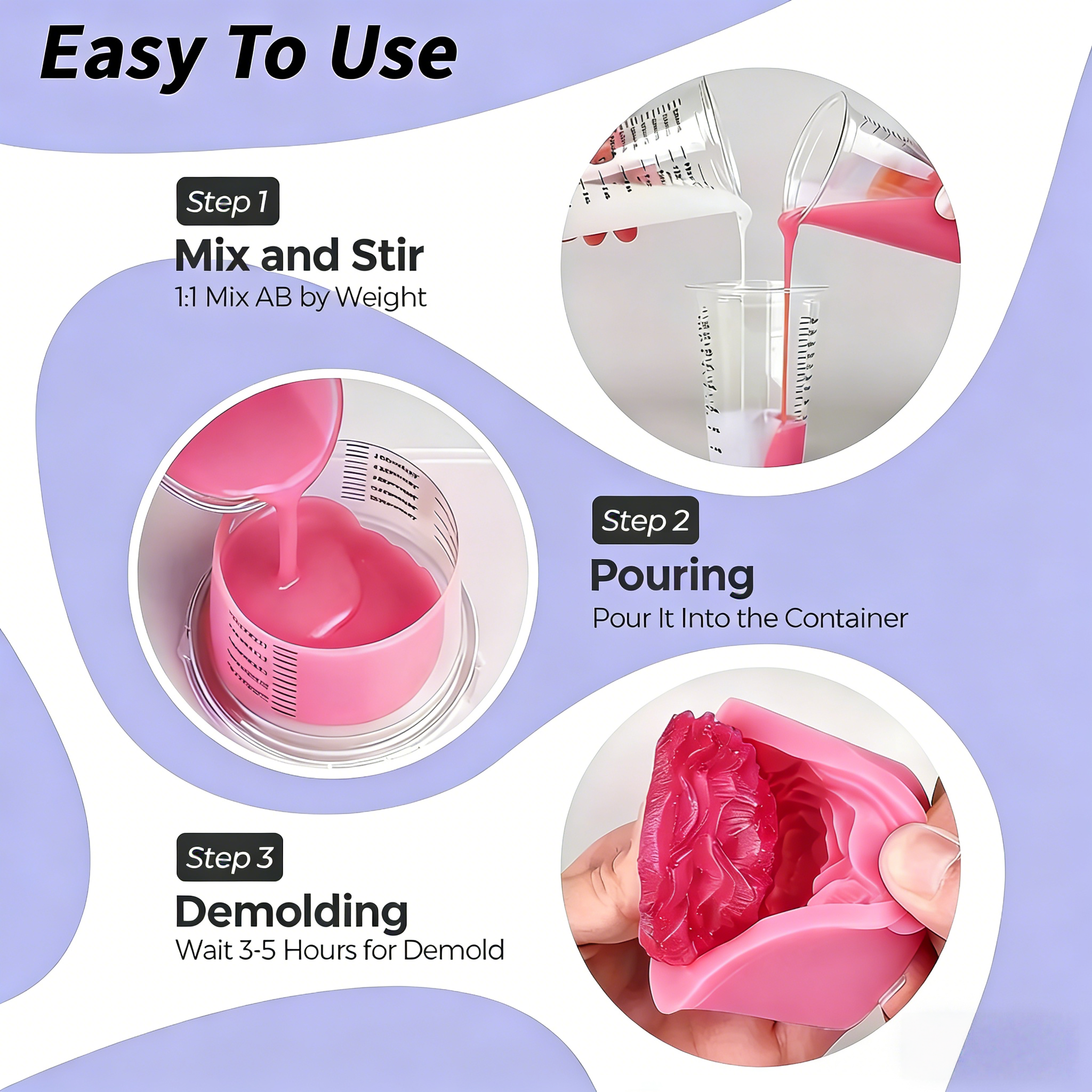 Pink Liquid Silicon Rubber, Re - огляд і ціна Resin Craft Supplies