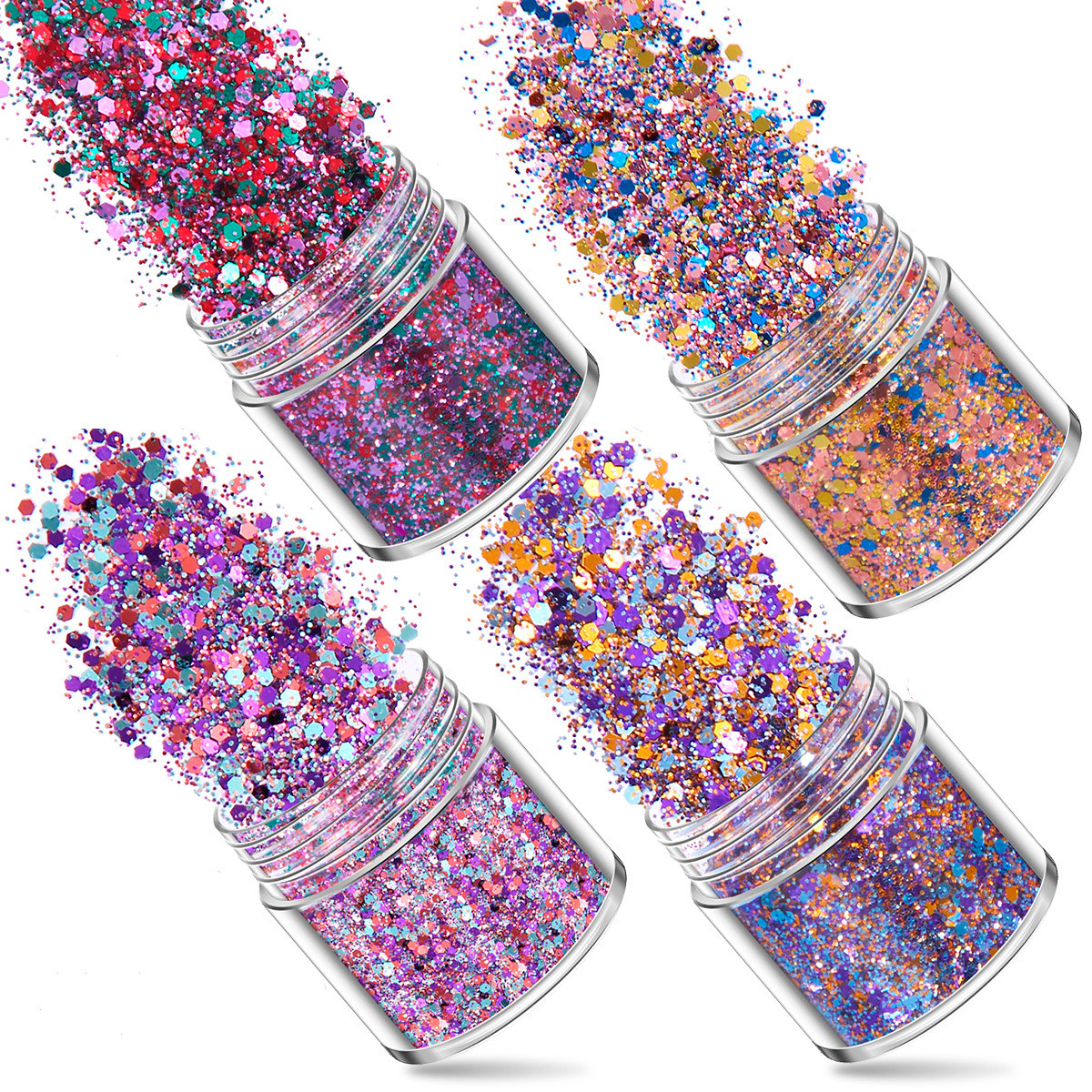 SNASAN 4Pcs Color Superfine Gl - огляд і ціна Mixing Cup Silicone