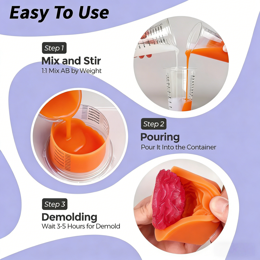 Durable Liquid Rubber Material - огляд і ціна Resin Craft Material