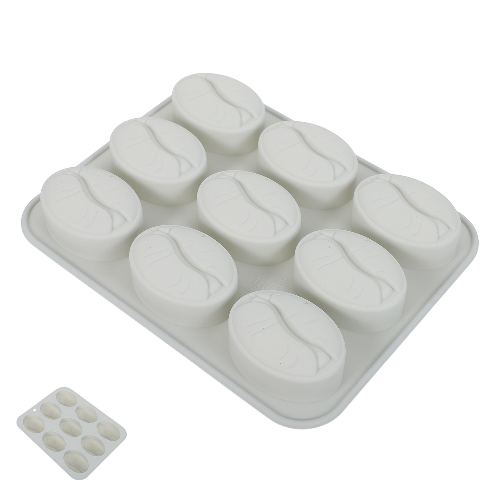 Coffee Bean Shaped Silicone Mo - огляд і ціна Silicone Mold Tray