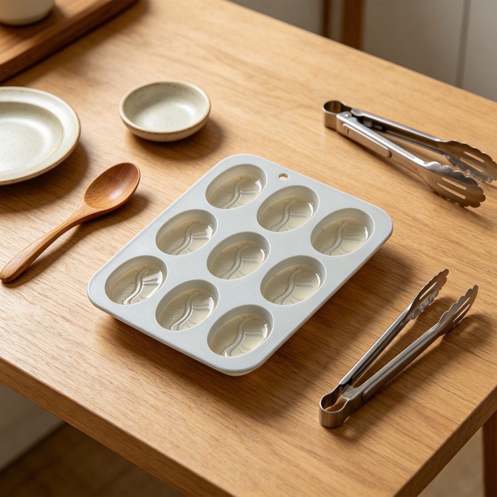 Coffee Bean Shaped Silicone Mo - огляд і ціна Silicone Mold Tray