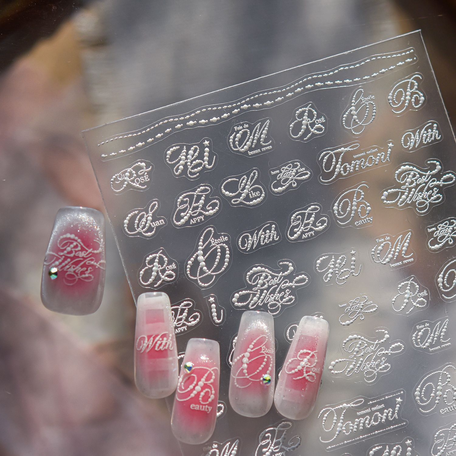 1pcs 5D Gold Foil Nail Art Sti - огляд і ціна Gold Foil Flakes