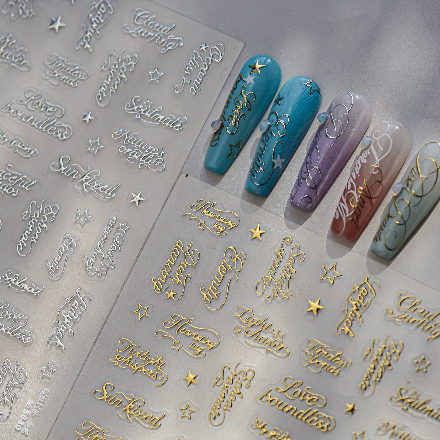 1pcs 5D Gold Foil Nail Art Sti - огляд і ціна Gold Foil Flakes
