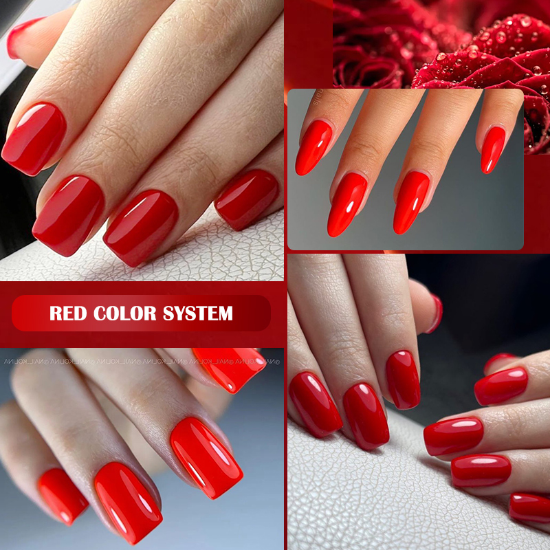 LILYCUTE 3Pcs/Set 7ML Red Seri - огляд і ціна Resin Glitter Pack