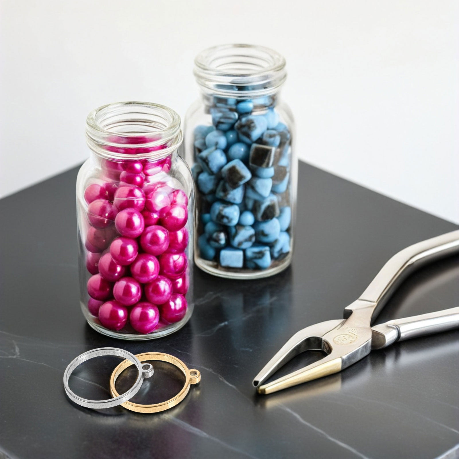 20Pcs Stainless Steel Open Bez - огляд і ціна Crafting Resin