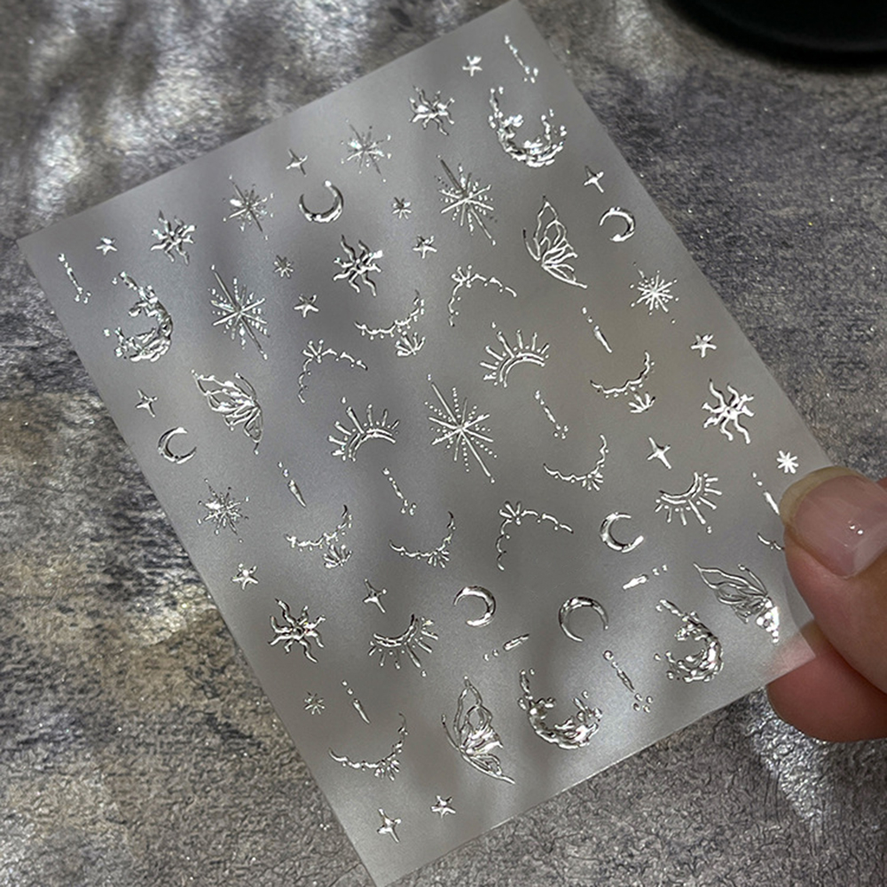 3D Bronzing Gold Silver Moon S - огляд і ціна Gold Foil Flakes