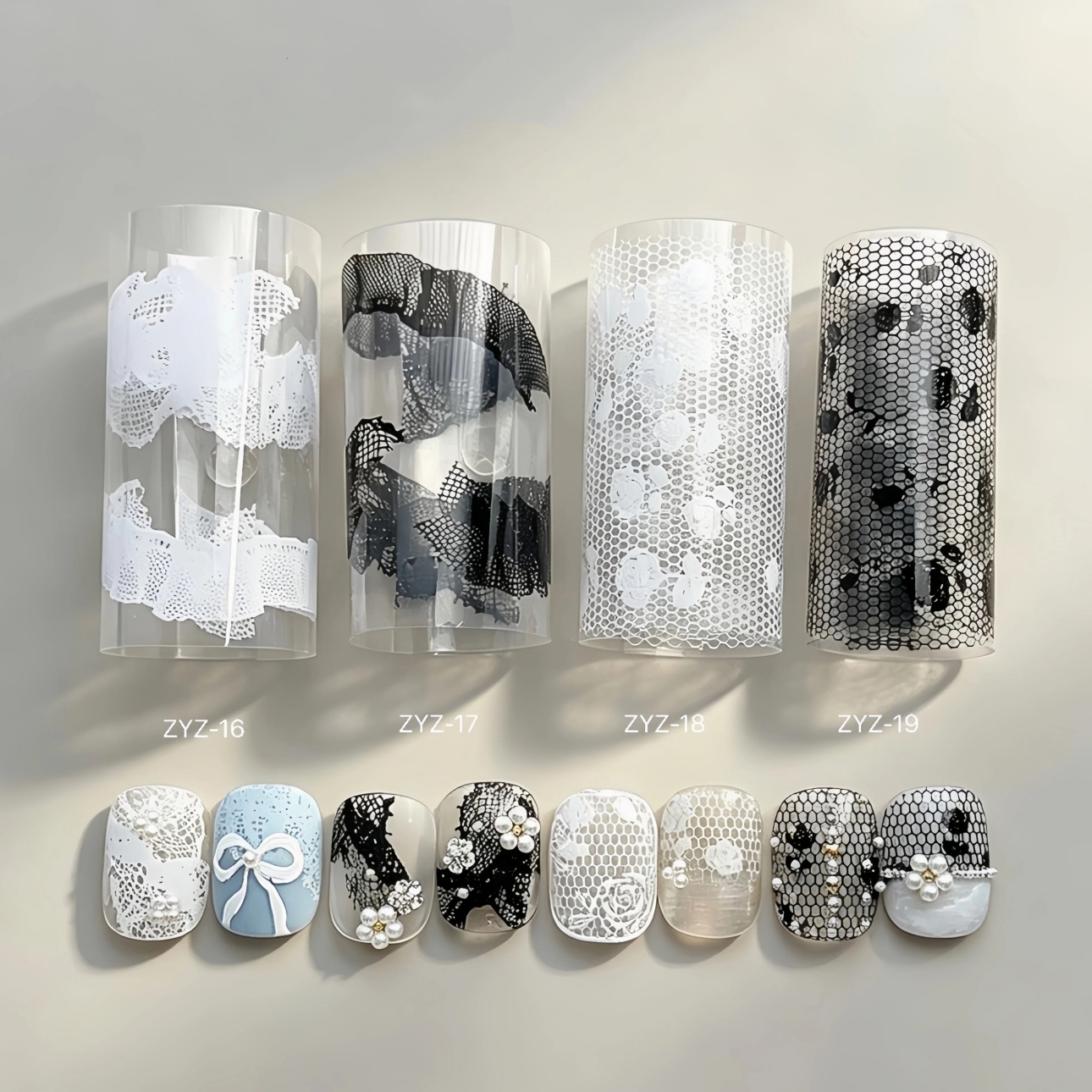 10 Rolls Red Lace Nail Foils f - огляд і ціна Gold Foil Flakes