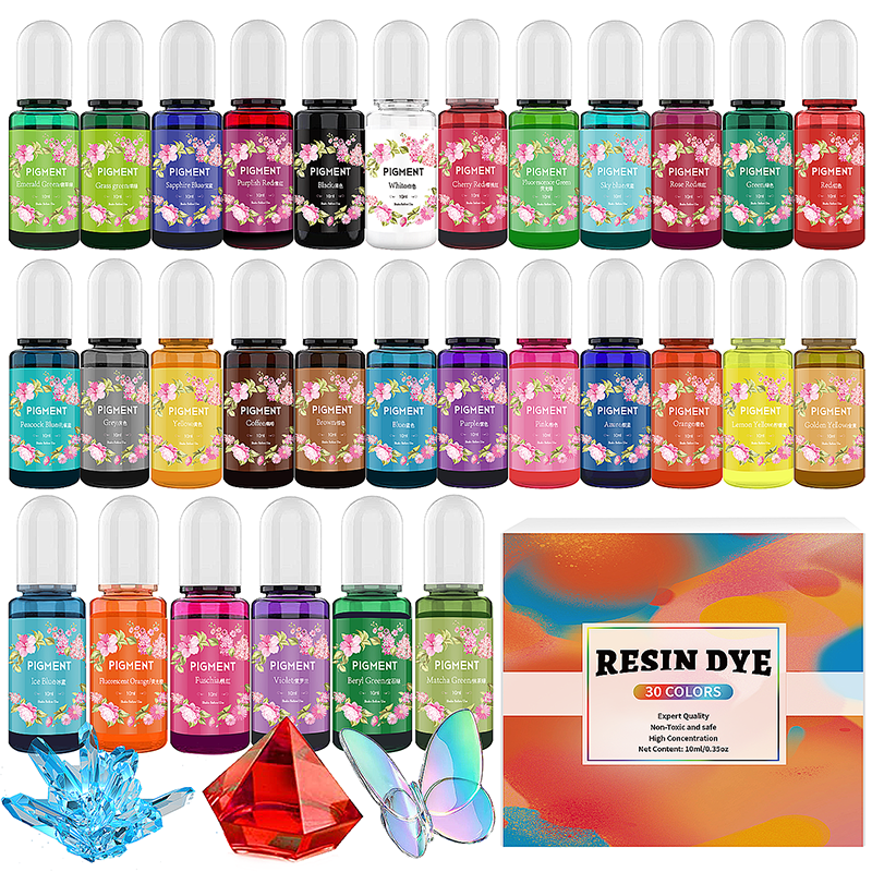 A Set Ink Alcohol Resin Pigmen - огляд і ціна Resin Dye Alcohol